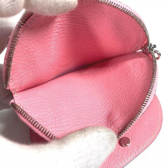 ERMES In the loop Wallet Coin Compartment coin purse Chevre Rose Confetti pink - Picture 7 of 13